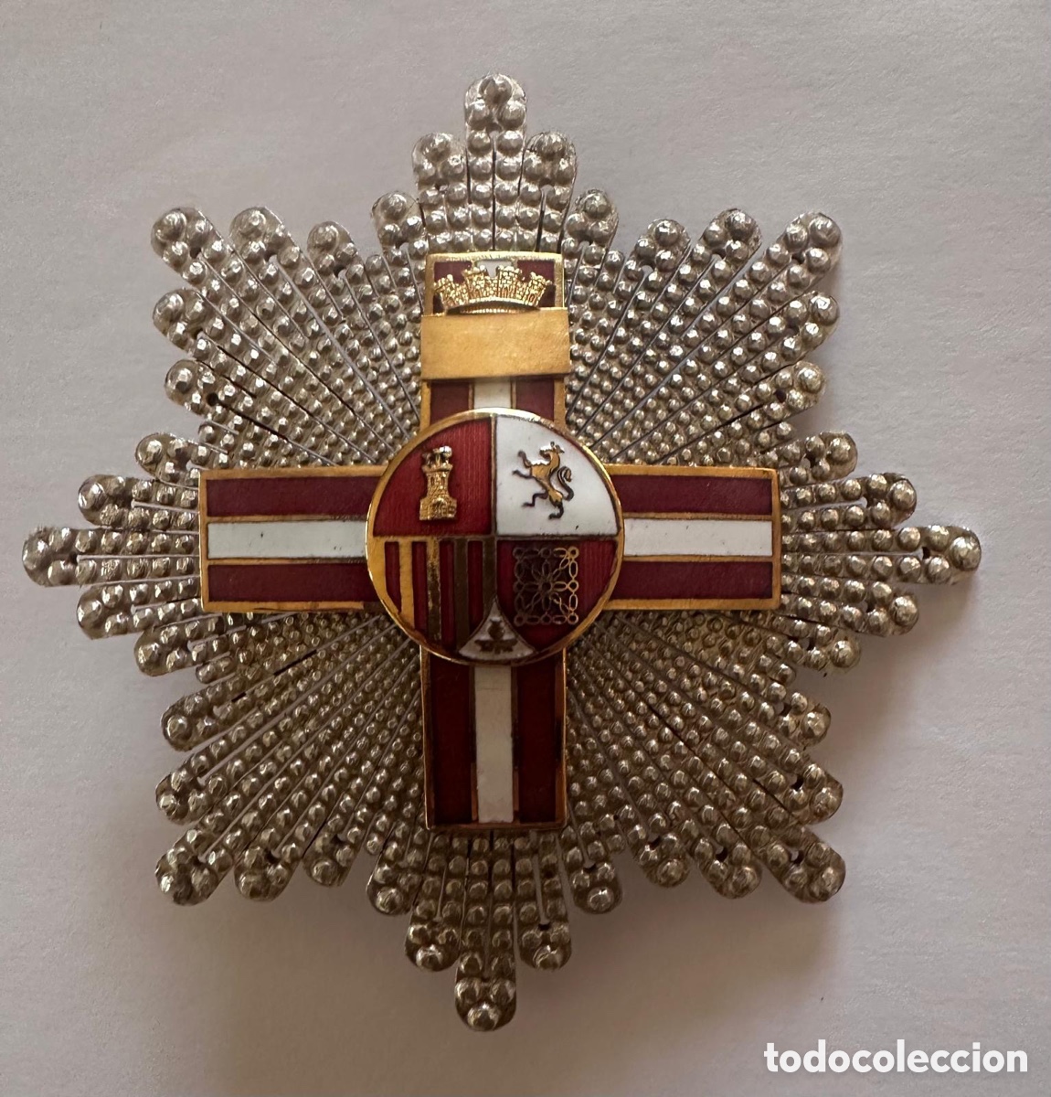 Militaria: MEDALLA GRAN CRUZ MERITO MILITAR DISTINTIVO BICOLOR EPOCA REPUBLICA