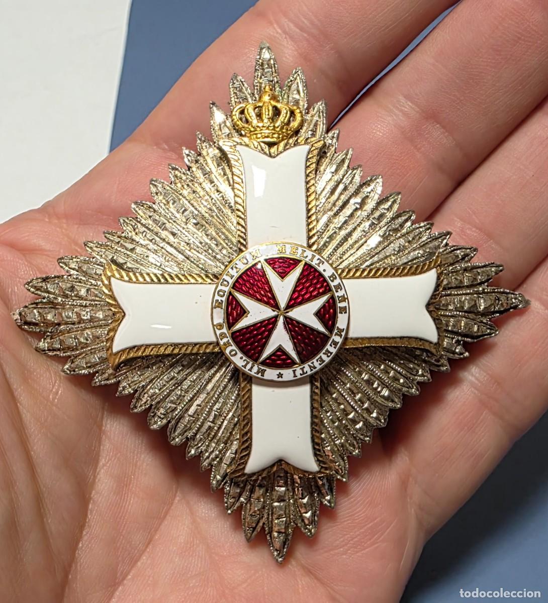 Militaria: ESPECTACULAR GRAN CRUZ ORDEN DE MALTA GRAVANZOLA