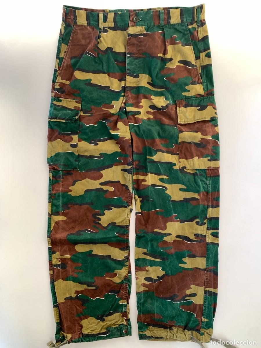 Militaria: Pantalones Camuflaje Jigsaw Commando Paracaidista Belga SEYNTEX Ejercito Belgica 90s