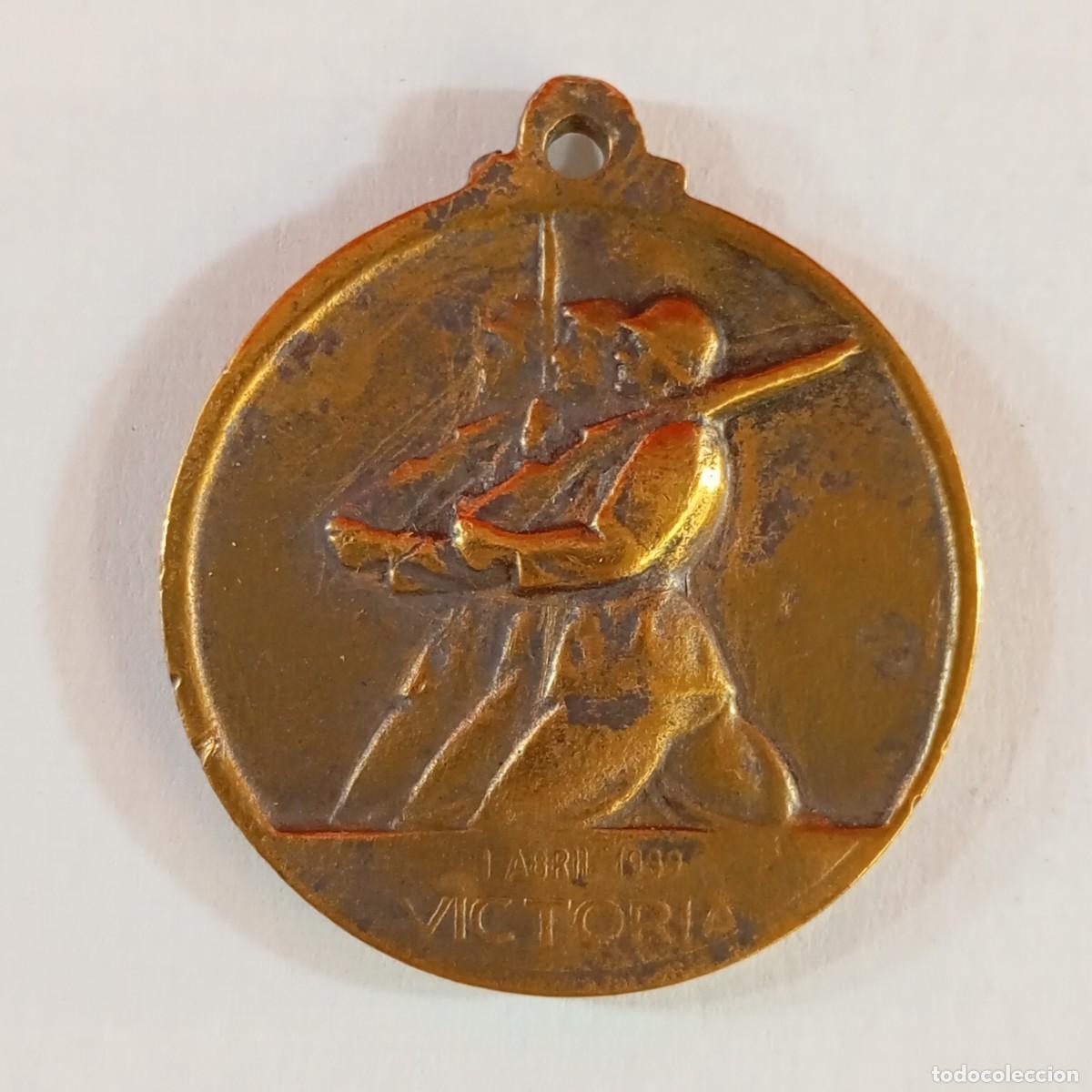 Militaria: MEDALLA ORIGINAL GUERRA CIVIL ESPA&Ntilde;OLA - 1 ABRIL 1939 VICTORIA - 18 JULIO 1936 ALZAMIENTO / 3243