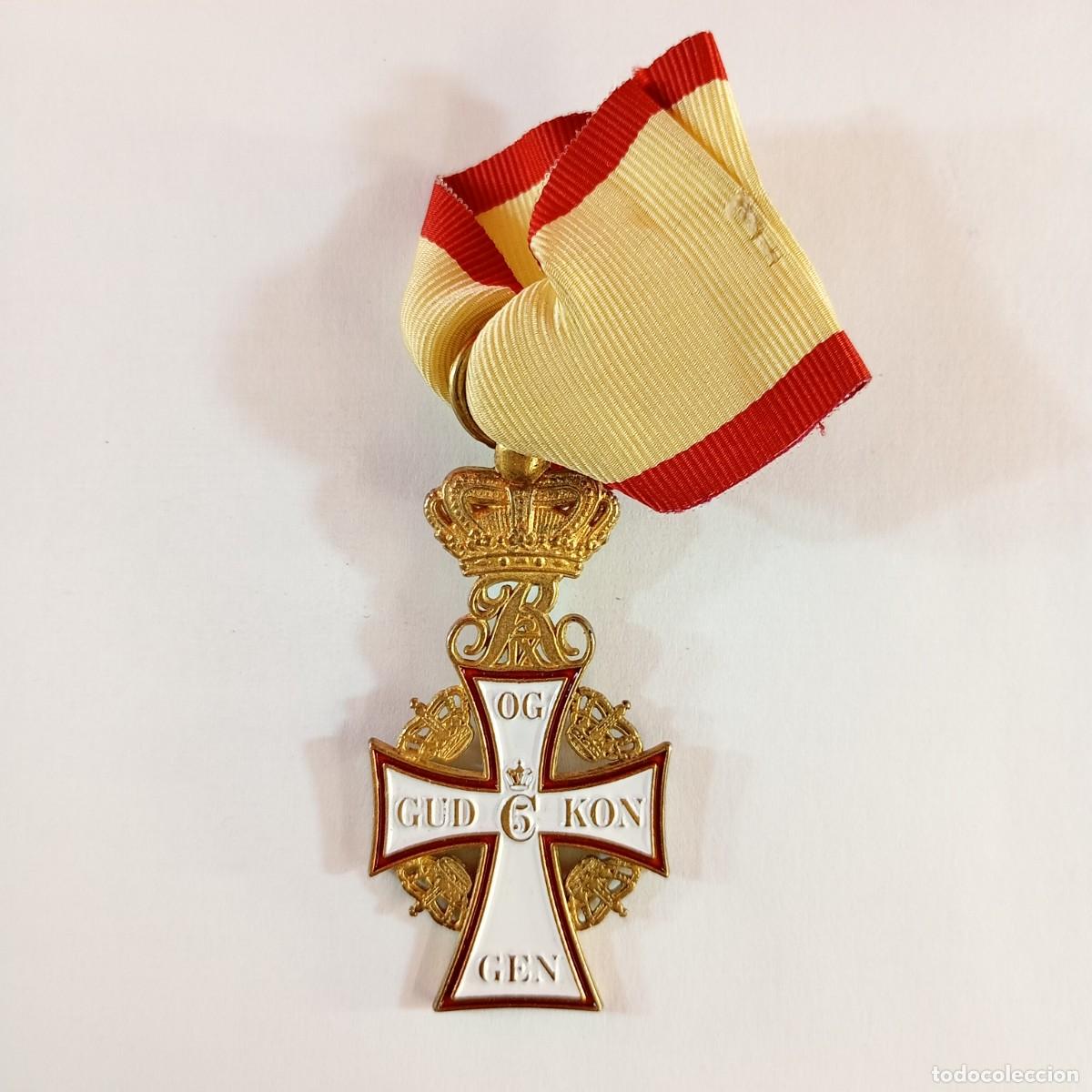 Militaria: ORDEN DE DANNEBROG - CRUZ DE CABALLERO - DINAMARCA - 1808 - REPRODUCCION / 3282