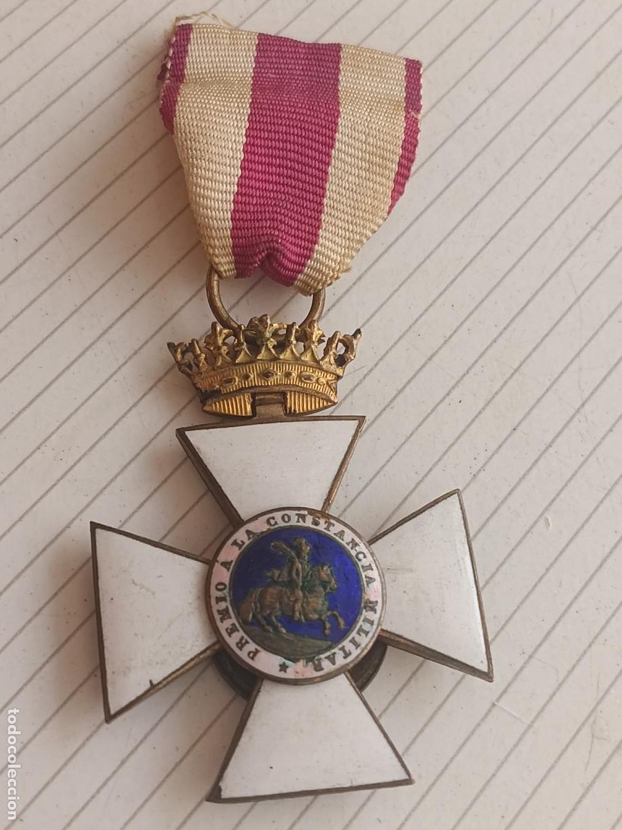 Militaria: MEDALLA ANTIGUA PREMIO A LA CONSTANCIA MILITAR FERNANDO VII