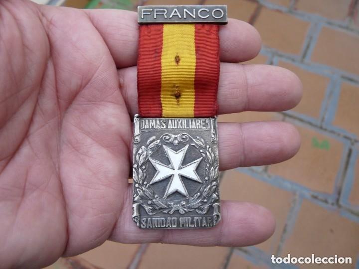 Militaria: MEDALLA DAMAS AUXILIARES SANIDAD MILITAR - PRENDEDOR FRANCO