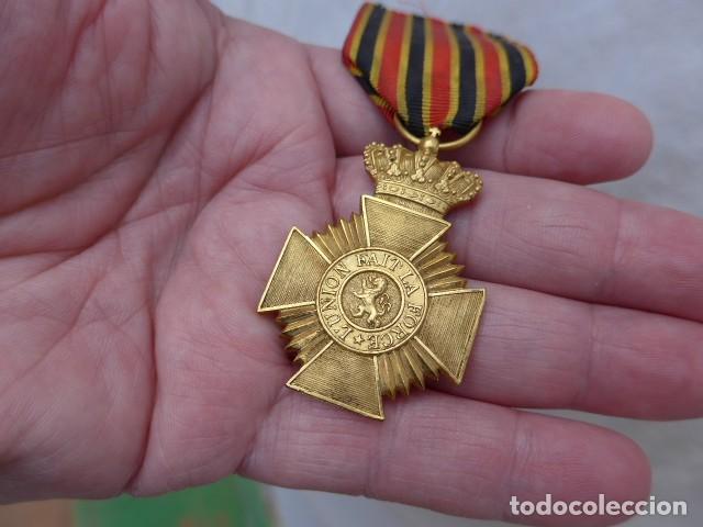 Militaria: BELGICA ANTIGUA MEDALLA BELGA DE ALBERTO I - ORIGINAL