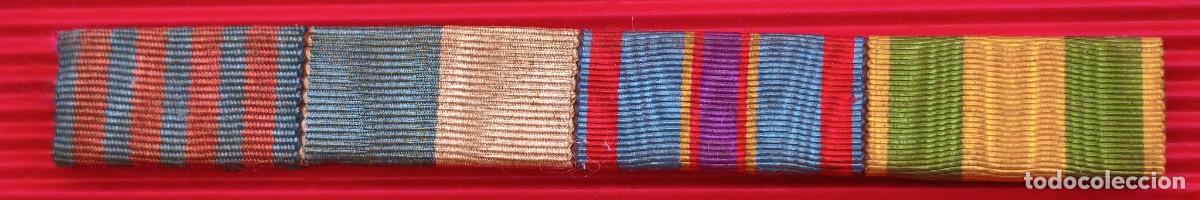 Militaria: Antiguo pasador o parte de un pasador, de condecoraciones de diario.