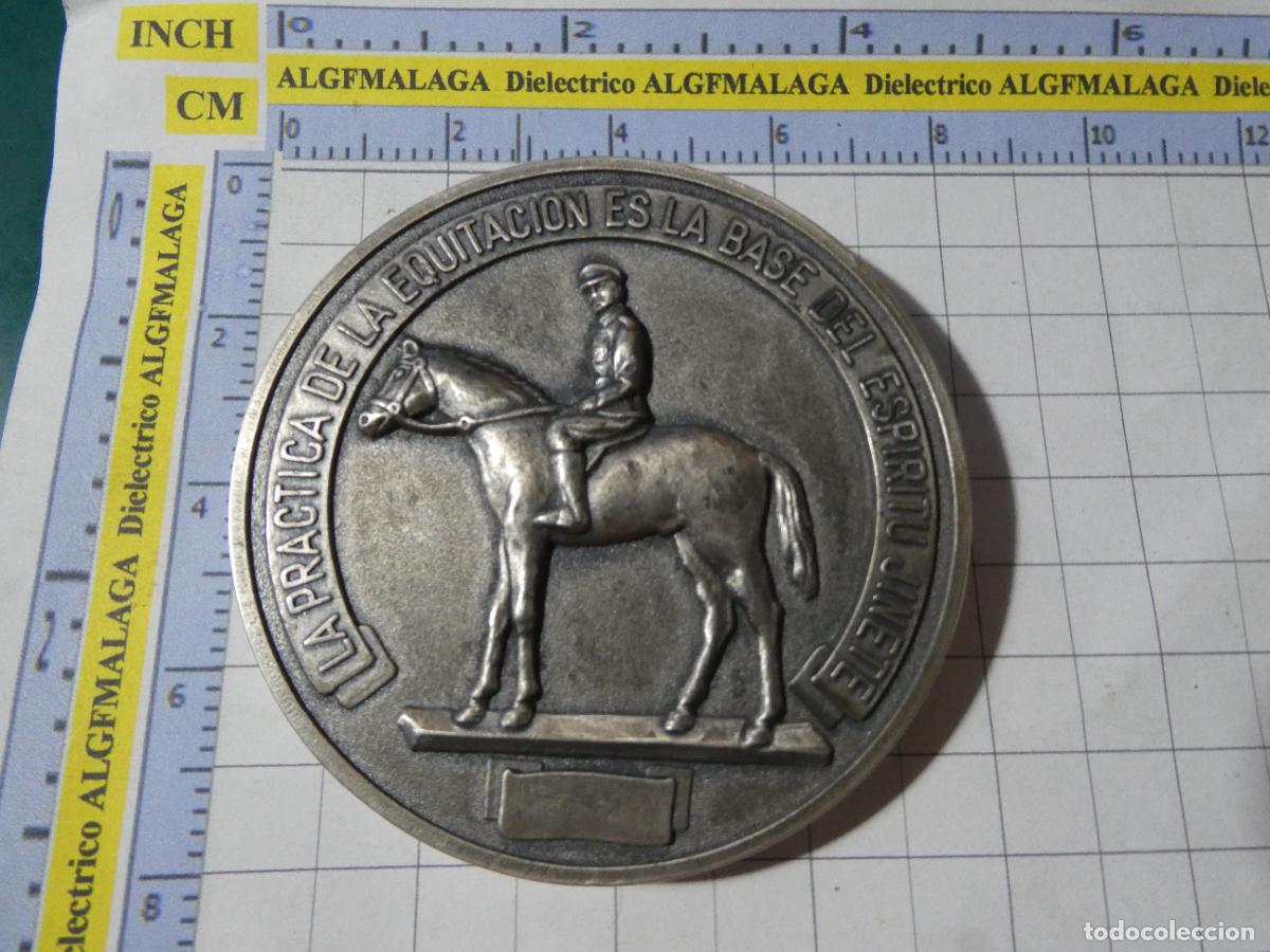 Militaria: GRAN MEDALLA MEDALL&Oacute;N MILITAR. ACADEMIA CABALLER&Iacute;A 1958 1998 PROMOCI&Oacute;N CXXI. EQUITACI&Oacute;N 220GR