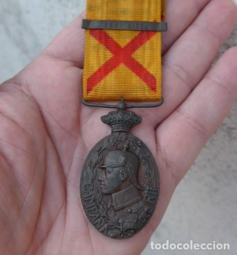 Militaria: MEDALLA DE MELILLA CAMPA&Ntilde;A DEL RIF 1909 PASADOR BENI SIDEL ALFONSO XIII GUERRA DE AFRICA