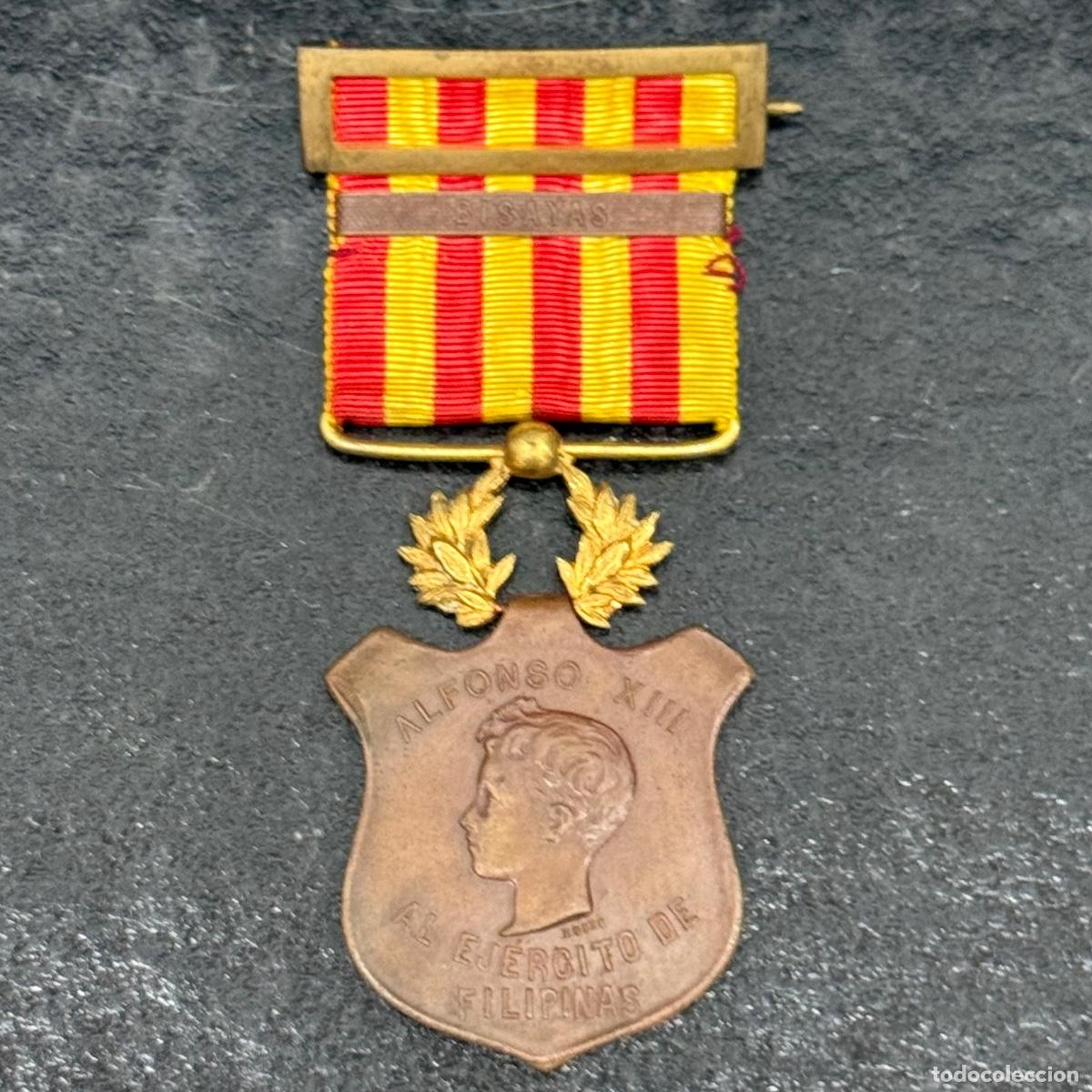 Military Antiques: MEDALLA CAMPA&Ntilde;A DE FILIPINAS.