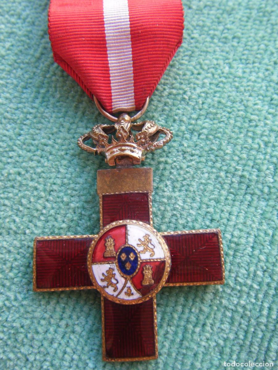 Militaria: CRUZ DEL M&Eacute;RITO MILITAR, DISTINTIVO ROJO. ALFONSINA