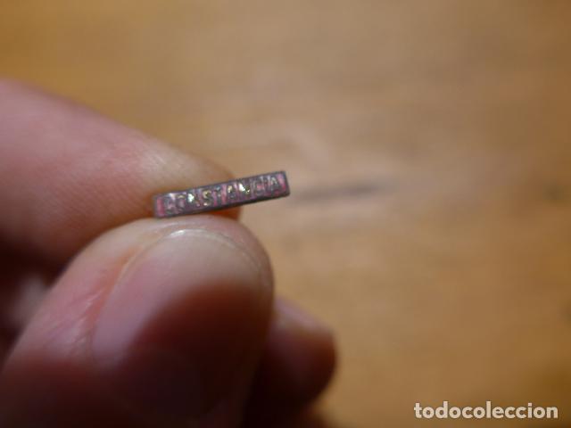 Militaria: Antiguo pasador de CONSTANCIA para medalla en miniatura, original