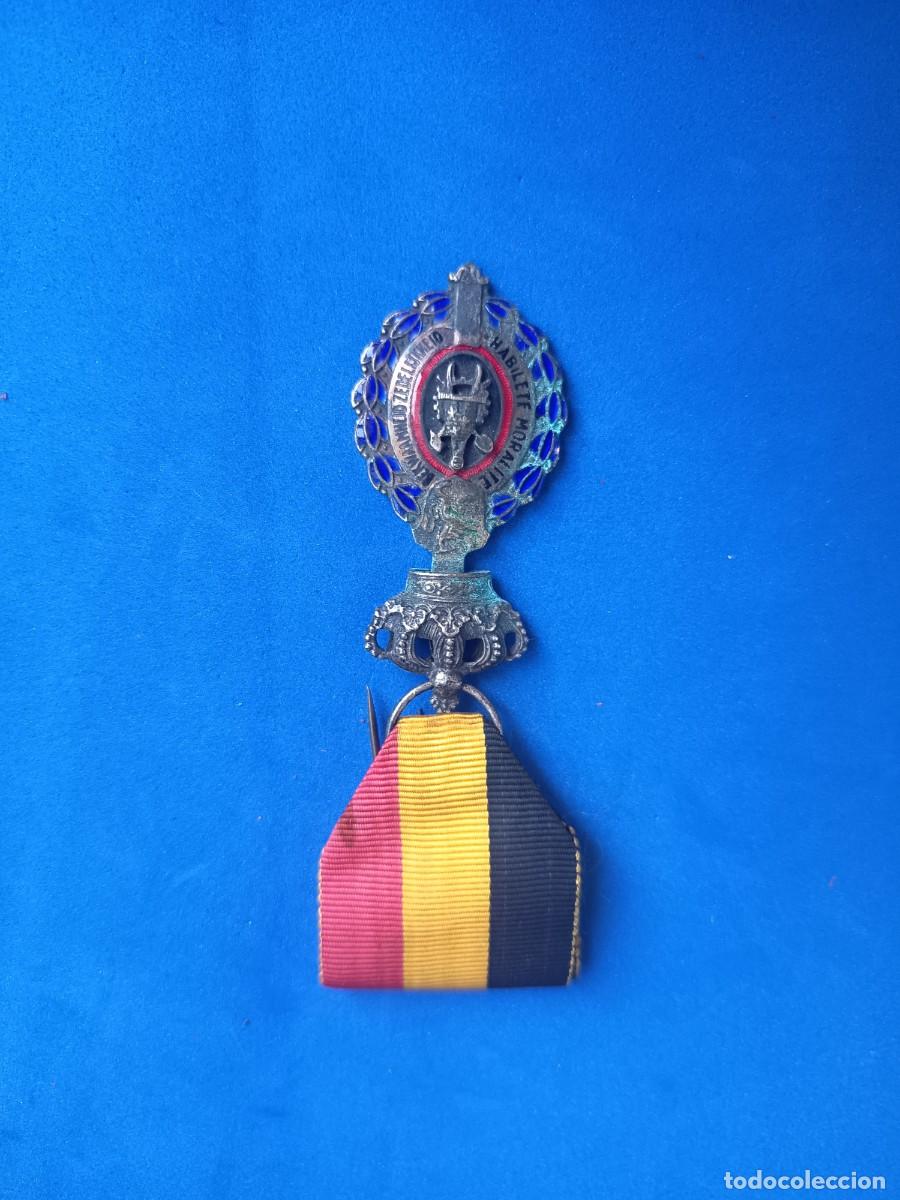 Militaria: Antigua medalla belga