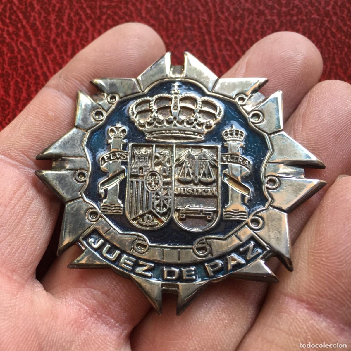 Militaria: PRECIOSA PLACA DE JUEZ DE PAZ - MEDALLA - DERECHO