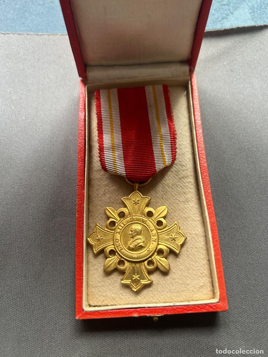 Militaria: Medalla Vaticano 1888 categor&iacute;a oro