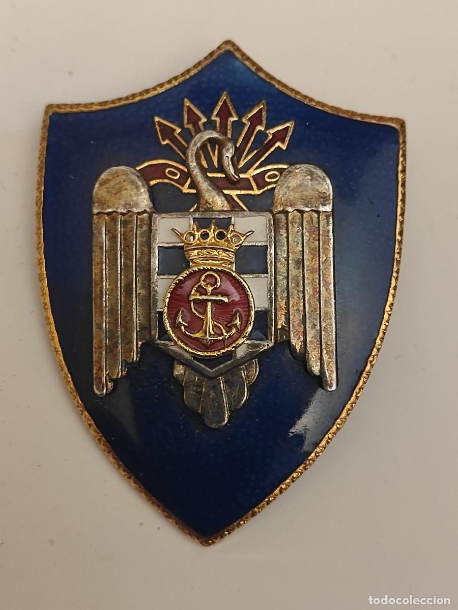 Militaria: Placa de Milicia Naval universitaria