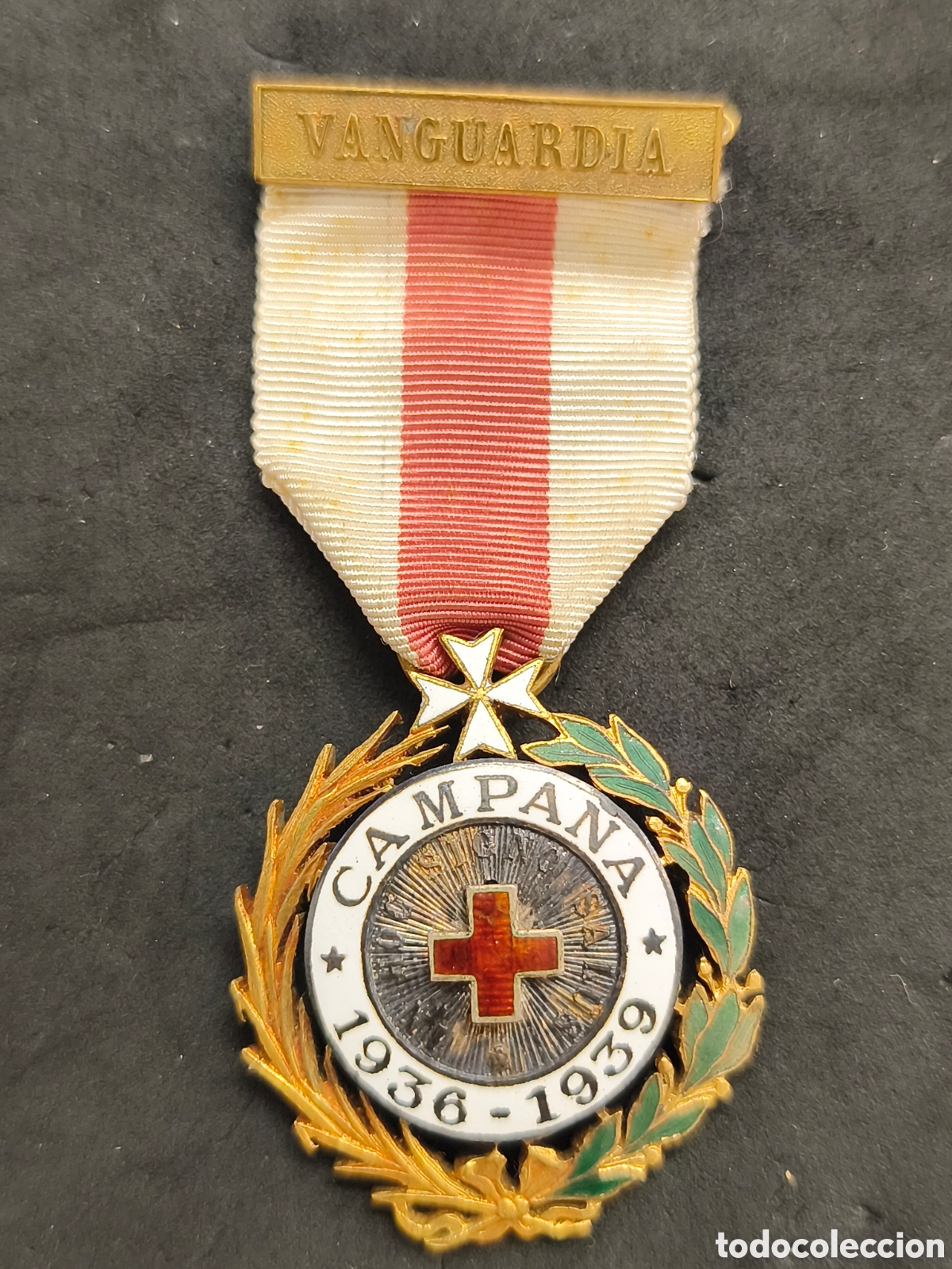 Militaria: Medalla cruz roja campa&ntilde;a 1936-1939 ( &eacute;poca guerra civil)