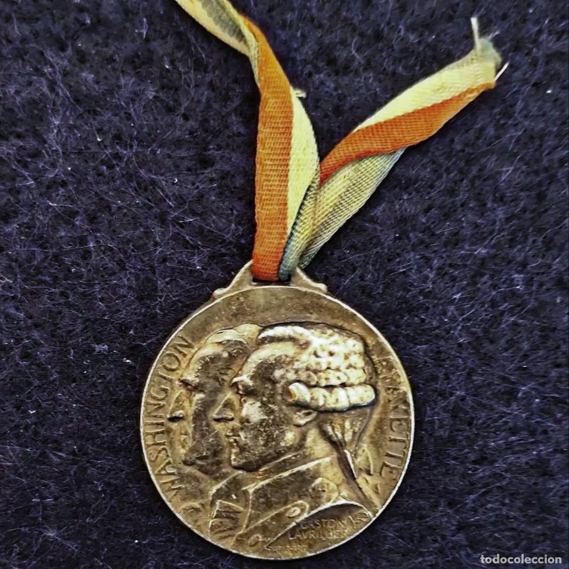Militaria: MEDALLA DEL JOURNE DE PARIS 4 JULIO 1776- 14 JULIO 1789. A&Ntilde;O 1916