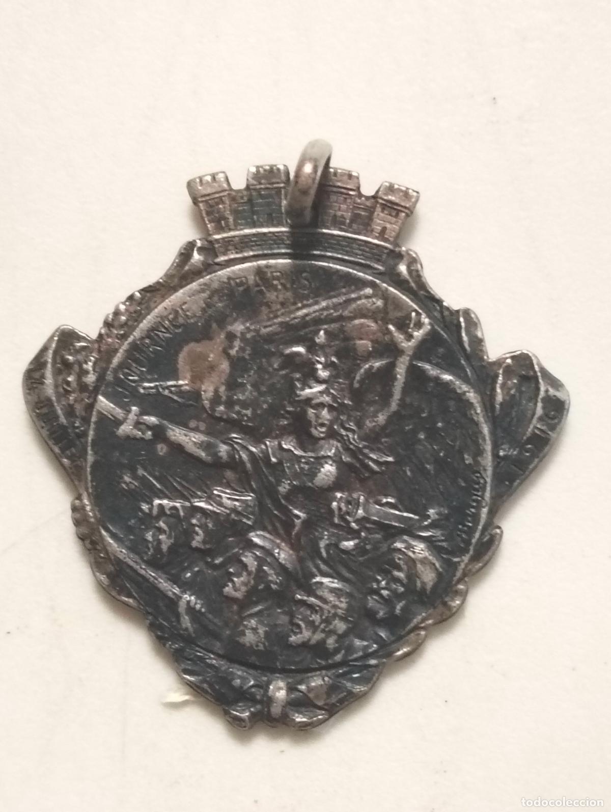 Militaria: MEDALLA MILITAR FRANCESA 1&ordf;GUERRA MUNDIAL,14 DE JULIO 1916, JOURNEE DE PARIS, GRABADOR ARMAND BARGAS