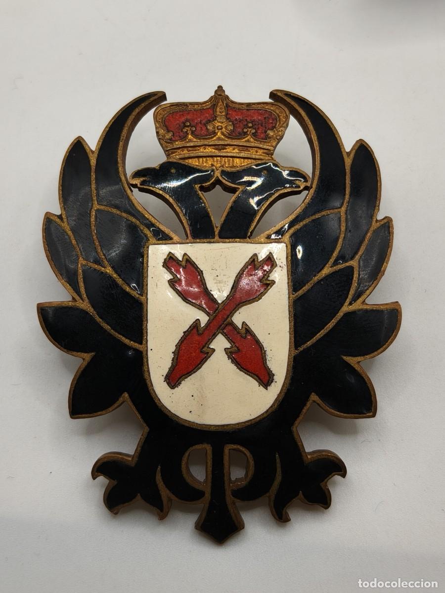 Militaria: Insignia Carlista gran tama&ntilde;o esmaltado