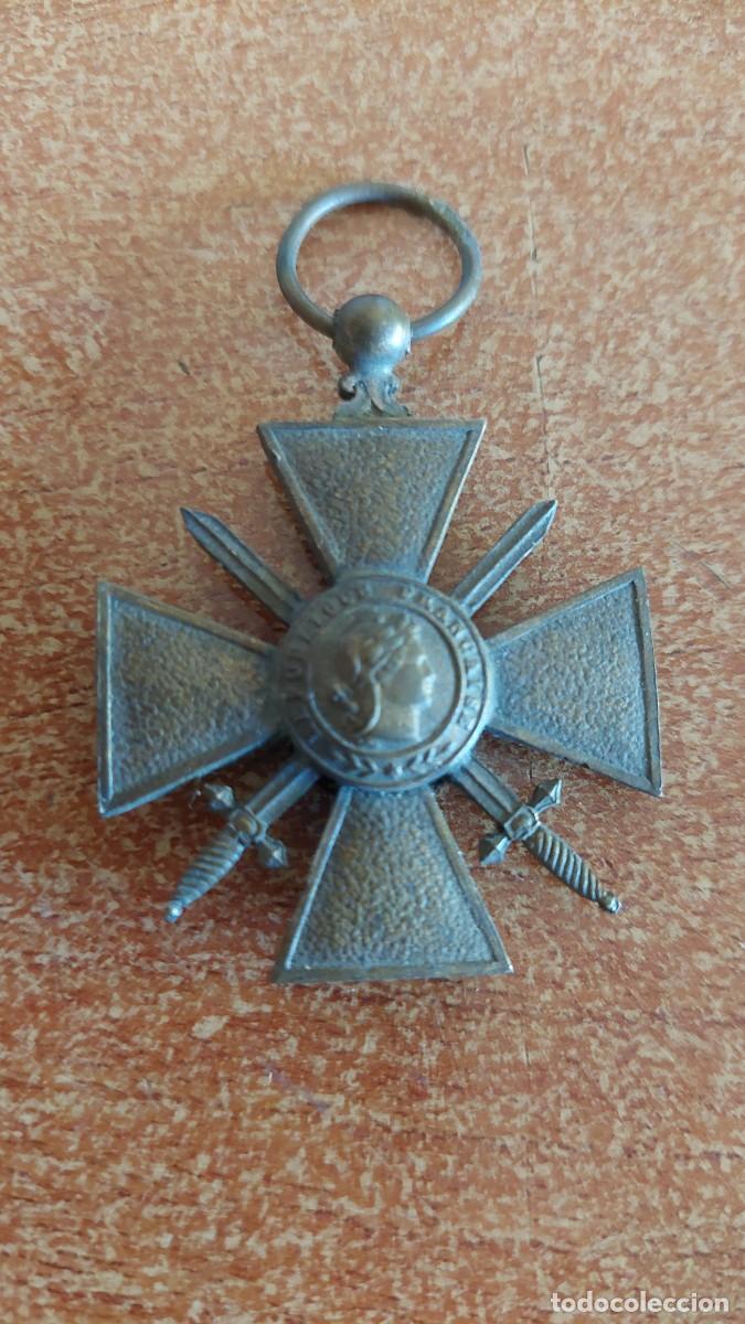 Militaria: Medalla Francesa combatientes primera guerra mundial