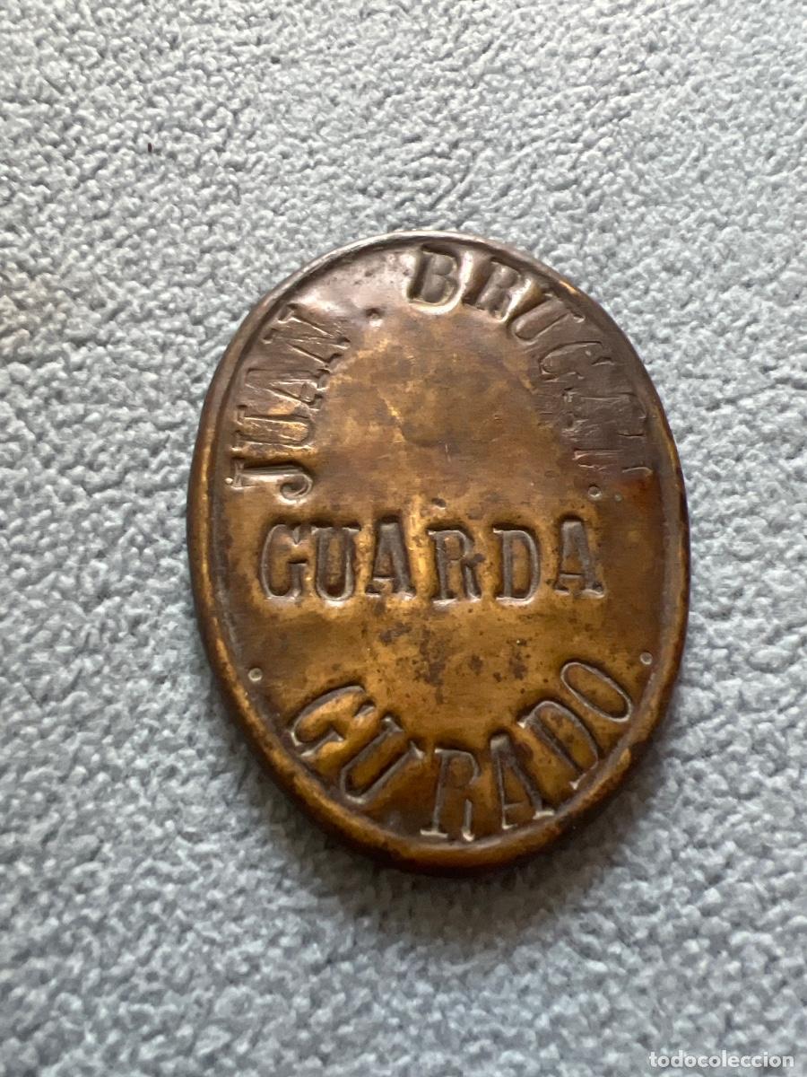 Militaria: Pla&ccedil;a Guardia Gurado .Laton - Foto 2