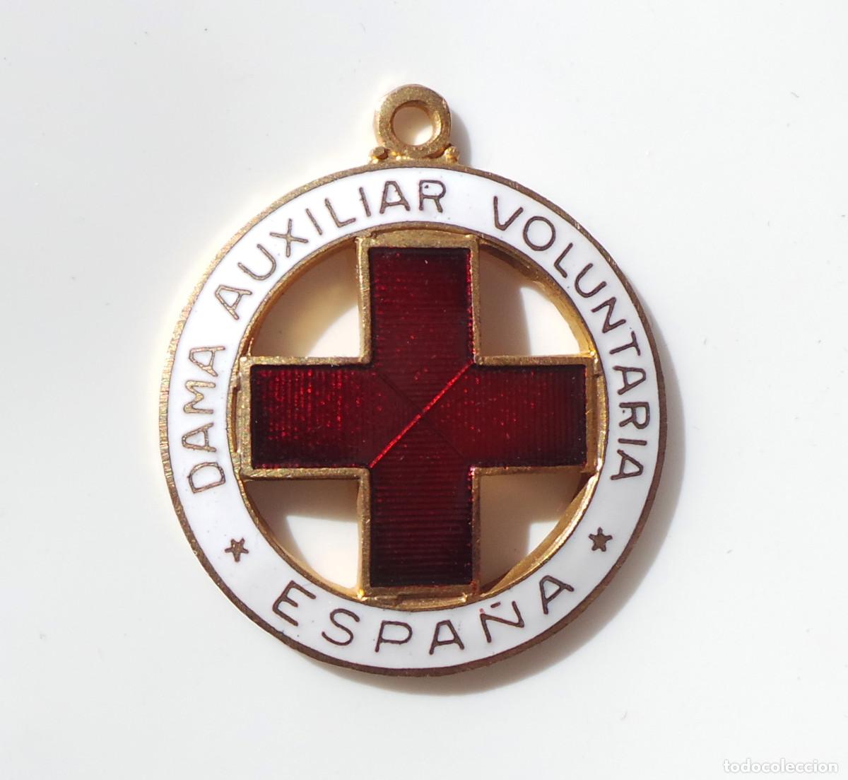 Militaria: MEDALLA DAMA AUXILIAR VOLUNTARIA DE LA CRUZ ROJA ESPA&Ntilde;OLA