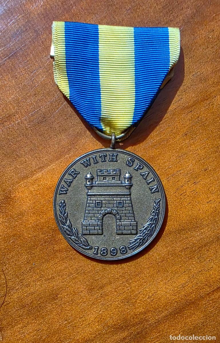 Militaria: MEDALLA DEL US ARMY EN LA GUERRA HISPANO-AMERICANA DE 1898