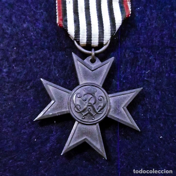 Militaria: CRUZ AL MERITO MILITAR POR AYUDA EN LA GUERRA. PRUSIA 1916-18. I GUERRA MUNDIAL. II REICH