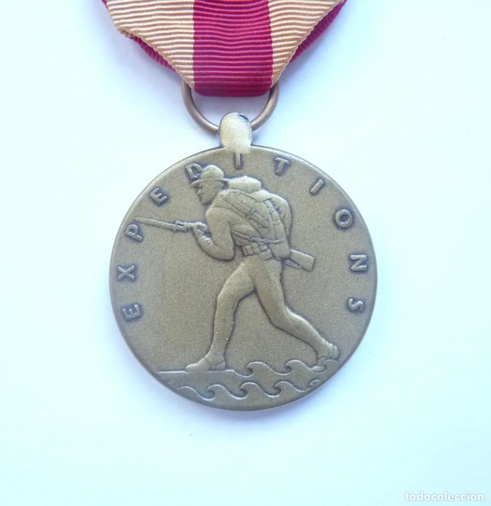 Militaria: EE.UU. - USA: Expeditionary Medal - Medalla expedicionaria del Cuerpo de Marines.