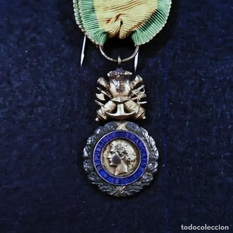 Militaria: MEDALLA DE LA REP. FRANCESA 1870. VALOR Y DISCIPLINA. III REPUBLICA. A&Ntilde;OS 1870-1940