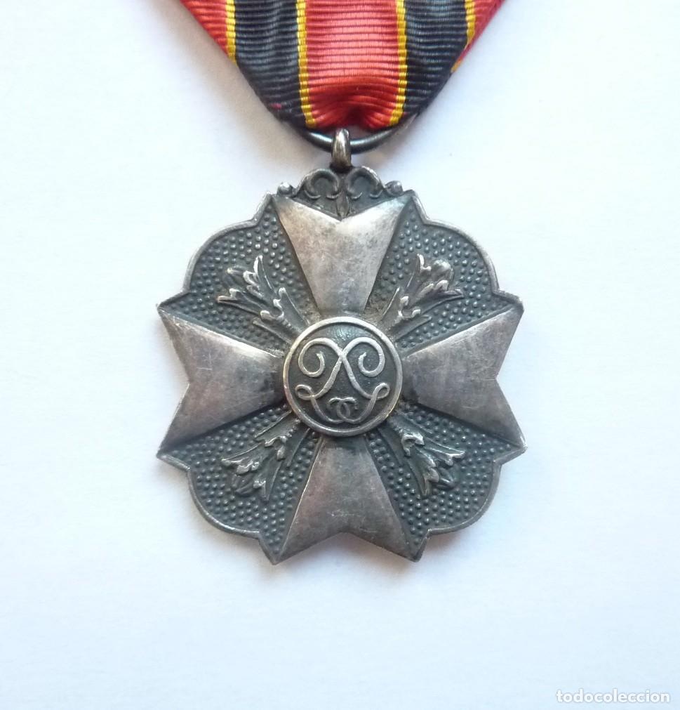Militaria: B&eacute;lgica: Medalla C&iacute;vica a los actos excepcionales de valent&iacute;a, devoci&oacute;n o humanidad. M&eacute;rito civil