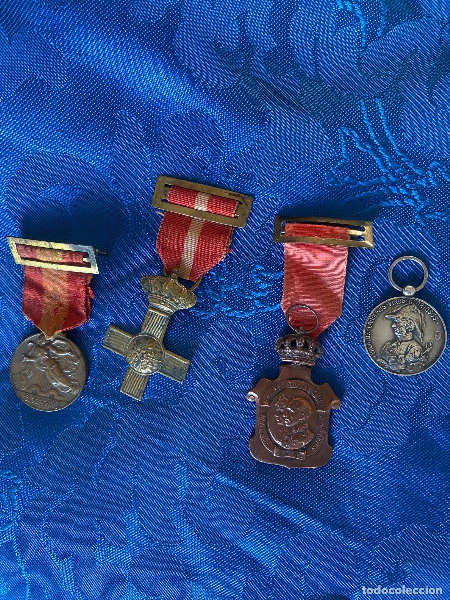 Militaria: 4 MEDALLAS ESPA&Ntilde;OLAS