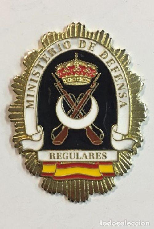 Militaria: PLACA METALICA PARA CARTERA REGULARES