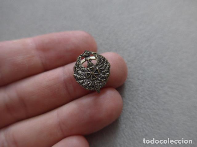 Militaria: Antigua insignia de la medalla en miniatura original de la campa&ntilde;a de la Division azul
