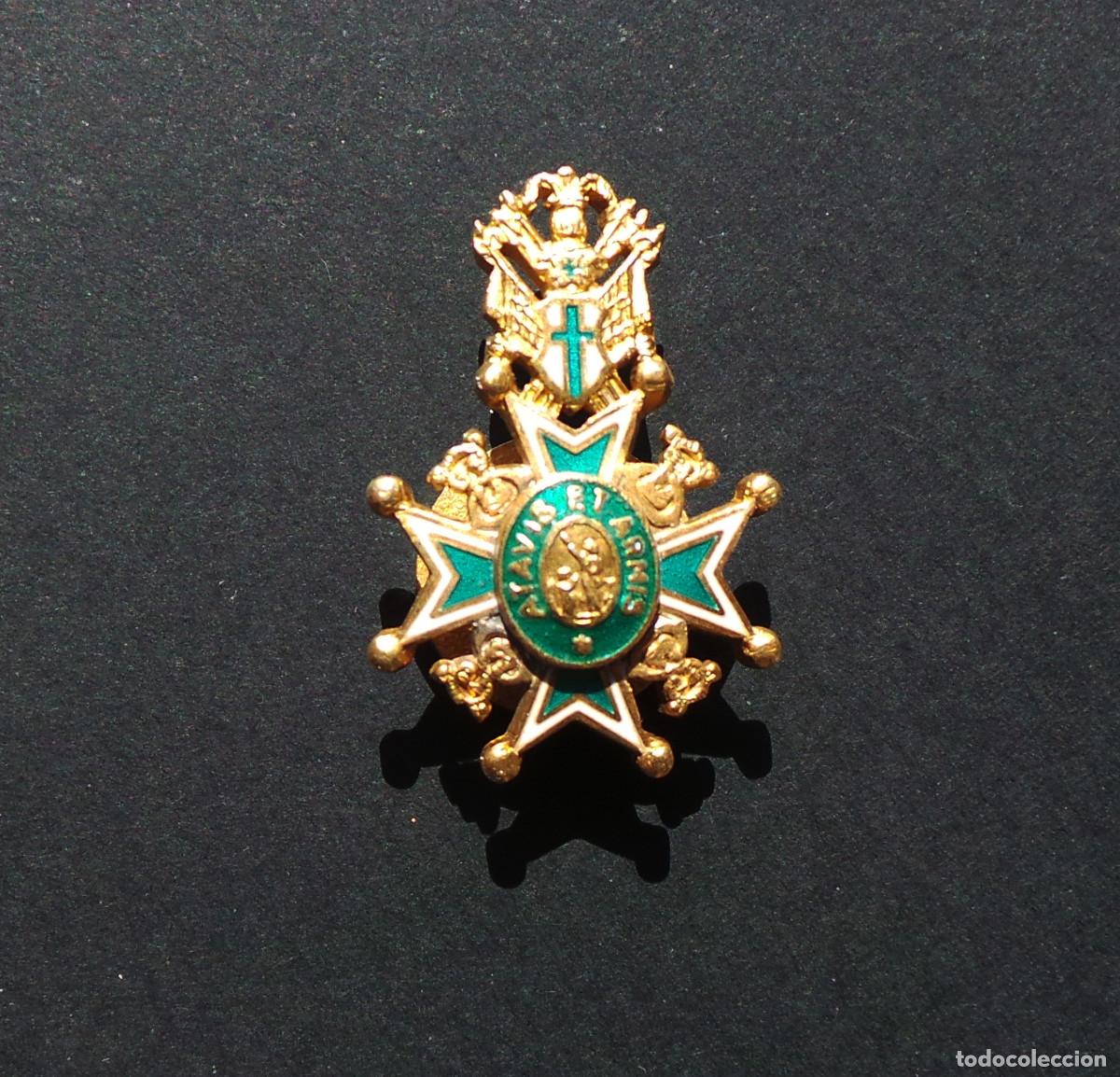Militaria: MINIATURA DE LA ORDEN MILITAR Y HOSPITALARIA DE SAN L&Aacute;ZARO DE JERUSAL&Eacute;N.