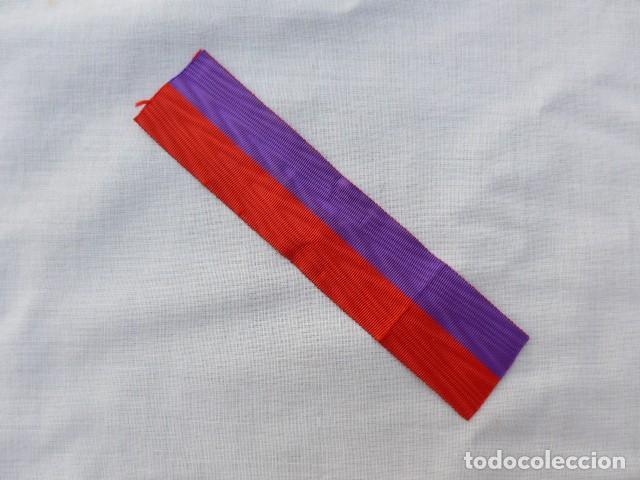 Militaria: CINTA MEDALLA VOLUNTARIOS DE CUBA 1895 - 1898 - ANTIGUA ORIGINAL