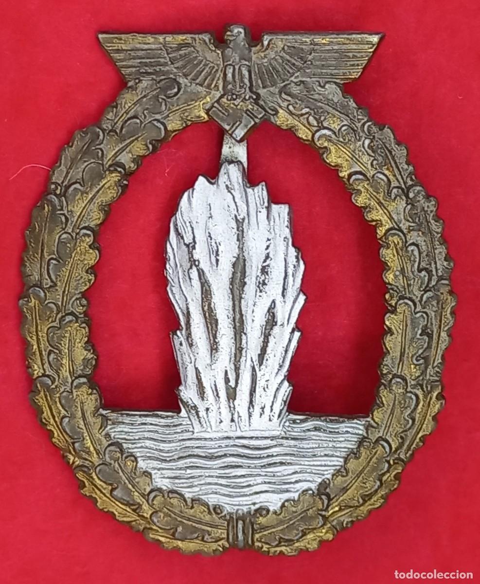 Militaria: DISTINTIVO ORIGINAL DE EPOCA DE DRAGAMINAS DE LA KRIEGSMARINE DE LA ALEMANIA NAZI - DURANTE LA WWII