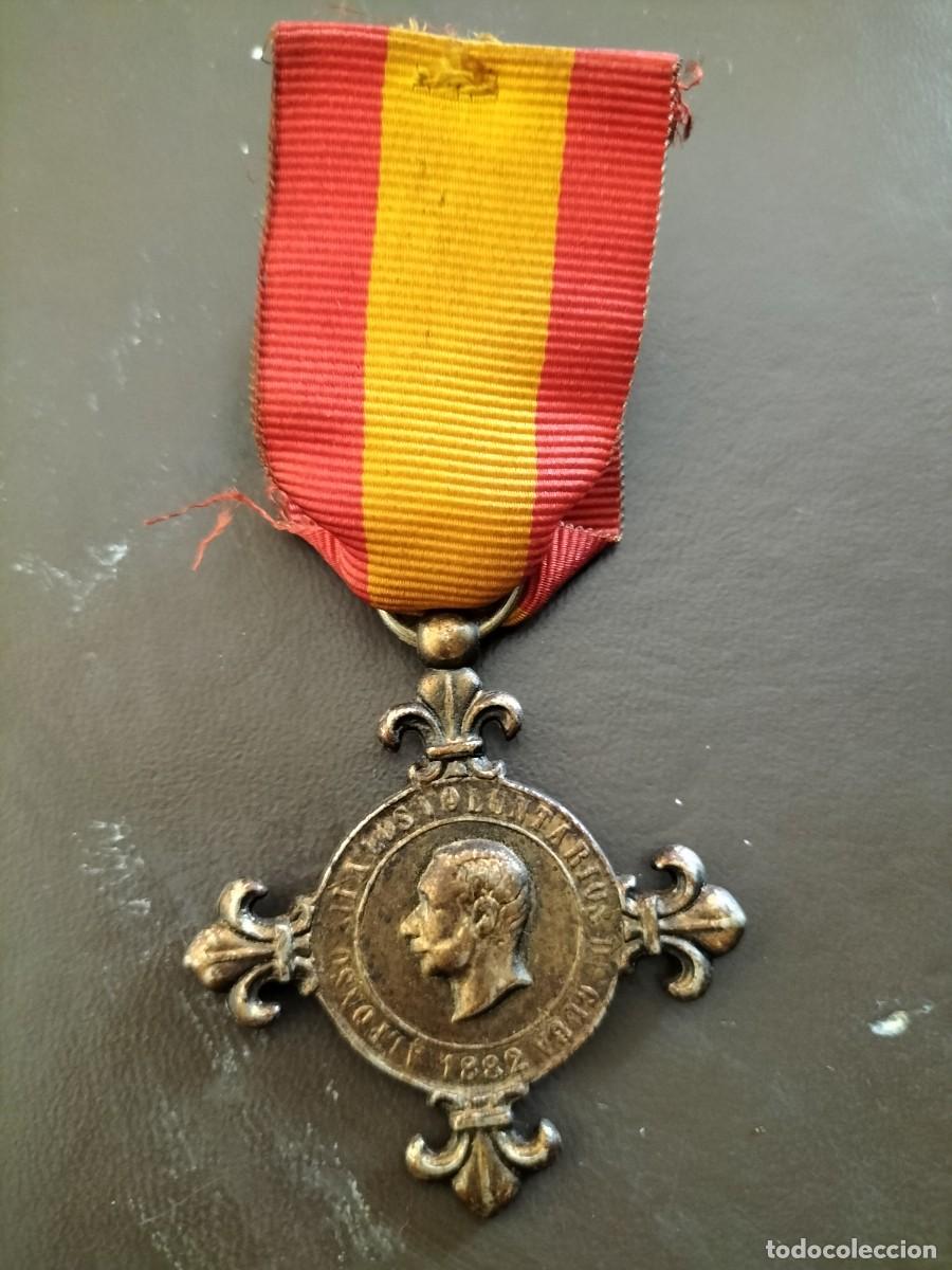 Militaria: Medalla militar Alfonso xii campa&ntilde;a de cuba ( Replica)
