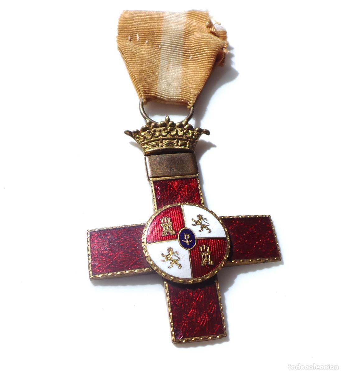 Militaria: CRUZ AL M&Eacute;RITO MILITAR, DISTINTIVO ROJO.