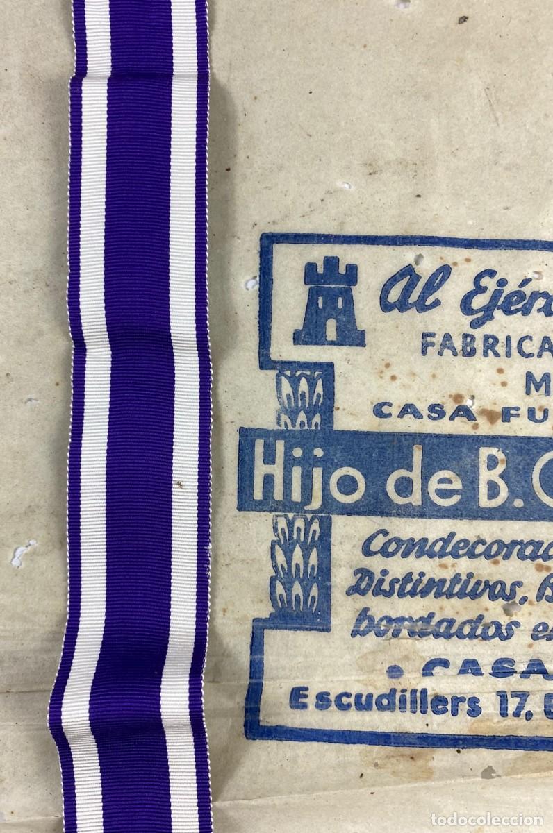 Militaria: CINTA DE CONDECORACI&Oacute;N COMERCIALIZADA EN ESPA&Ntilde;A POR CASTELLS ENTRE 1834 Y 1949 ORIGINAL REFERENCIA-2