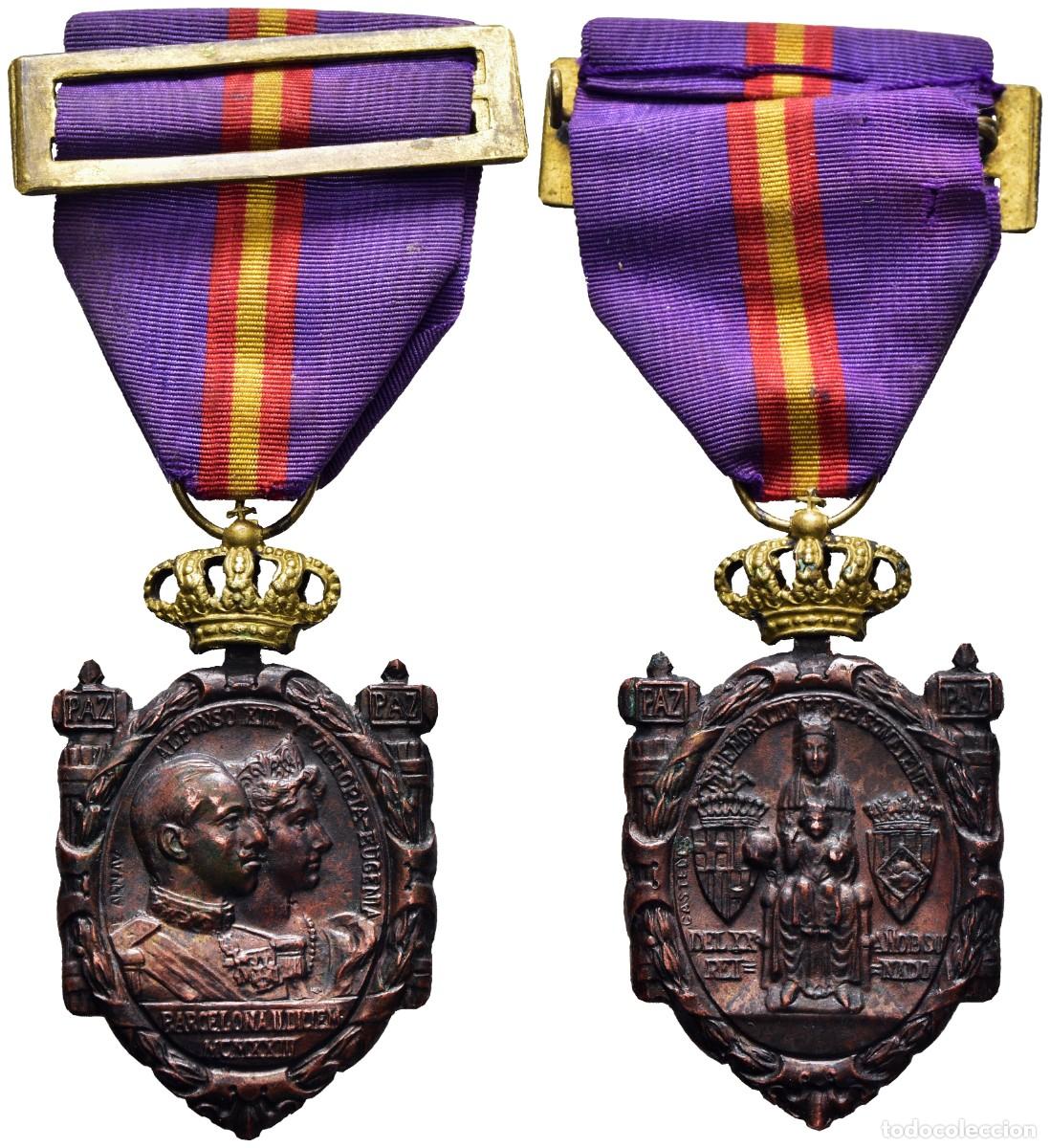 Militaria: *** MUY BONITA MEDALLA DE LOS SOMATENES XX ANIVERSARIO. (17/03/1924) CATALU&Ntilde;A. ALFONSO XIII ***