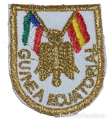 Militaria: PARCHE BORDADO GUINEA ECUATORIAL PERMANENCIA POLICIA NACIONAL 1978