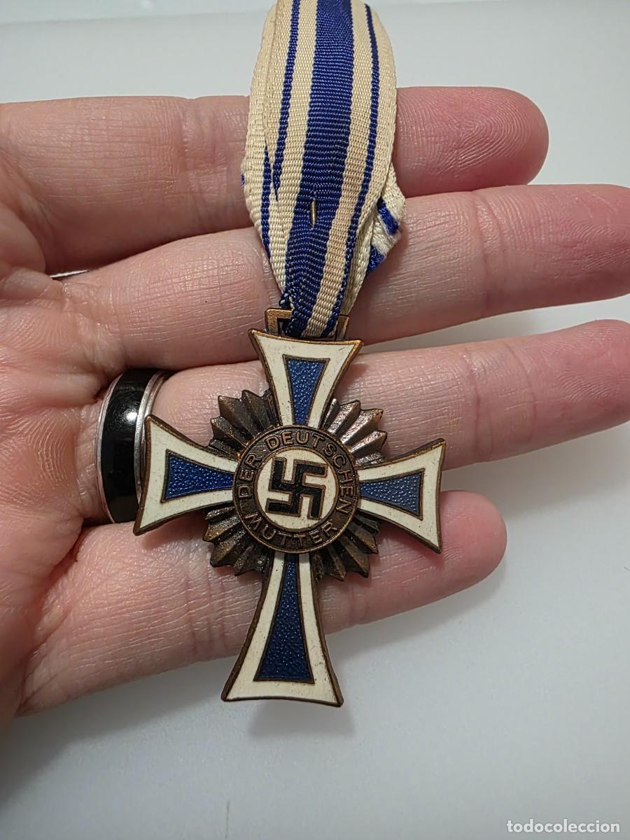 Military Antiques: Cruz de Honor de la Madre Alemana 1938 medalla original IIWW