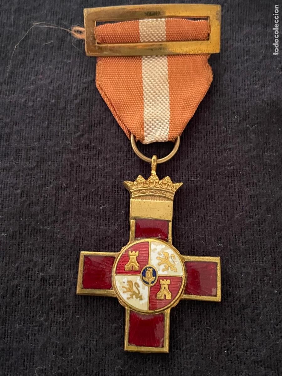 Militaria: MEDALLA CRUZ ROJA MERITO MILITAR GUERRA CIVIL ESPA&Ntilde;A