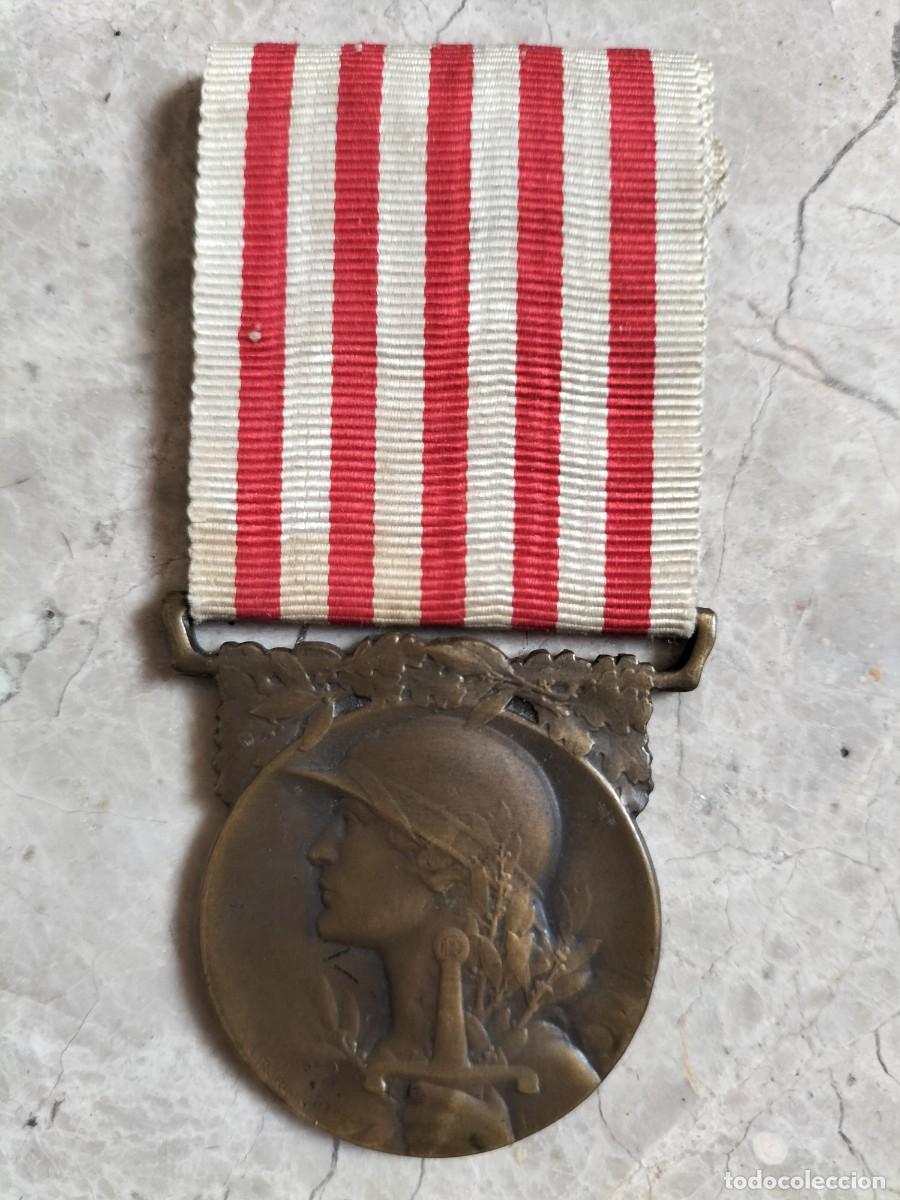 Militaria: Medalla Gran Guerra. 1914-1918. I Guerra Mundial. Rep&uacute;blica Francesa. Excombatientes.