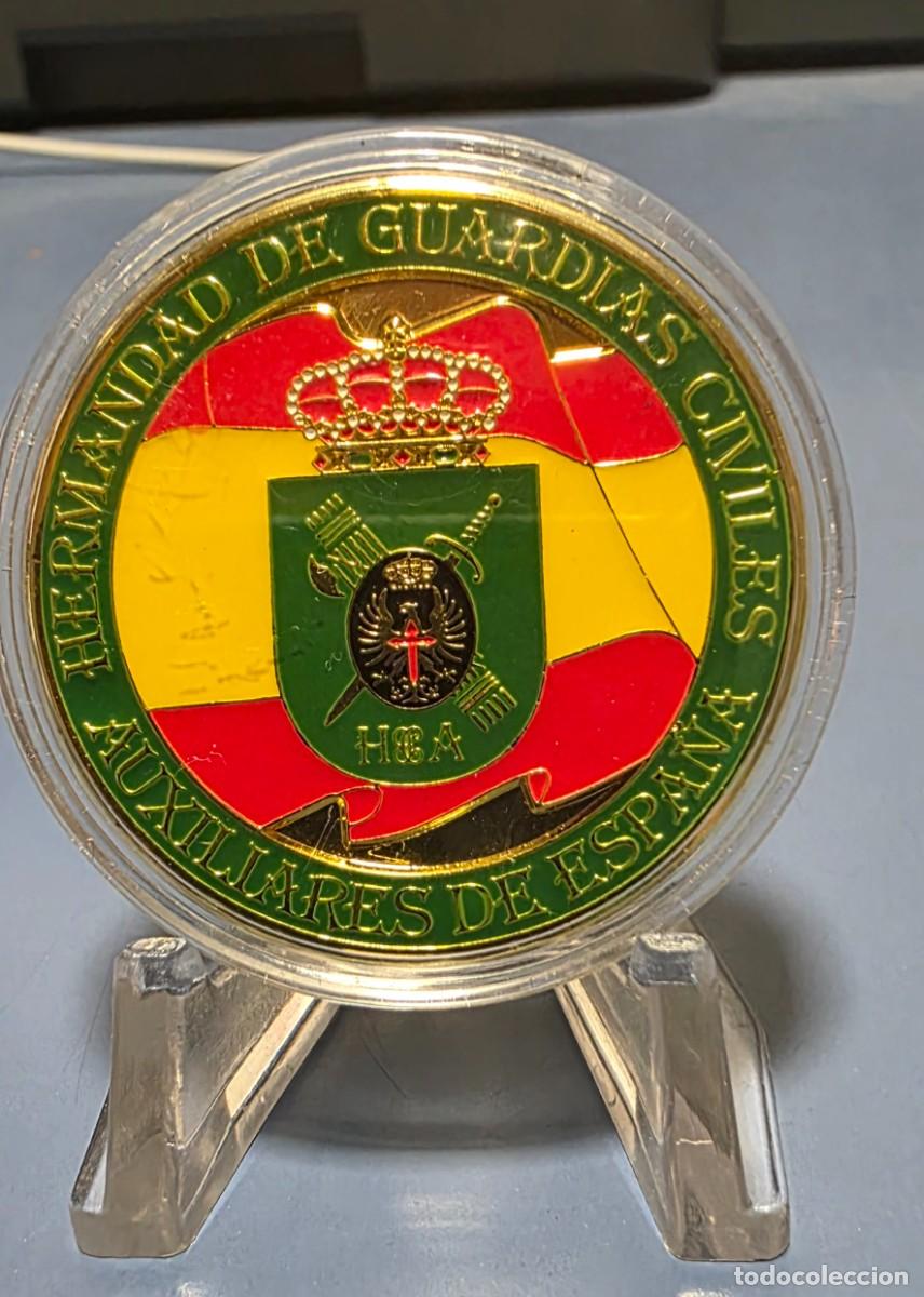 Militaria: MONEDA GURDIAS CIVILES AUXILIARES