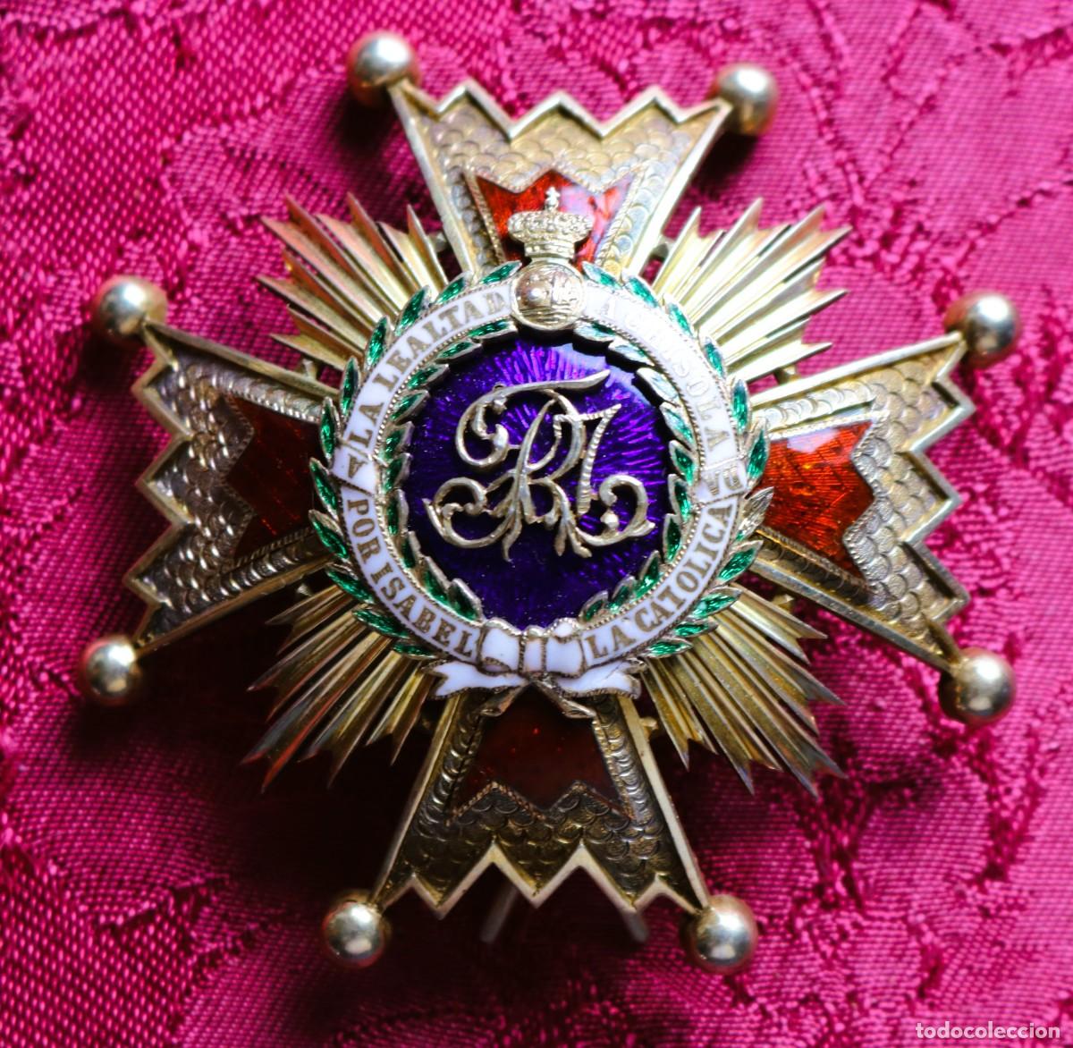 Militaria: Real Orden de Isabel la Cat&oacute;lica (Espa&ntilde;a), reinado de Fernando VII