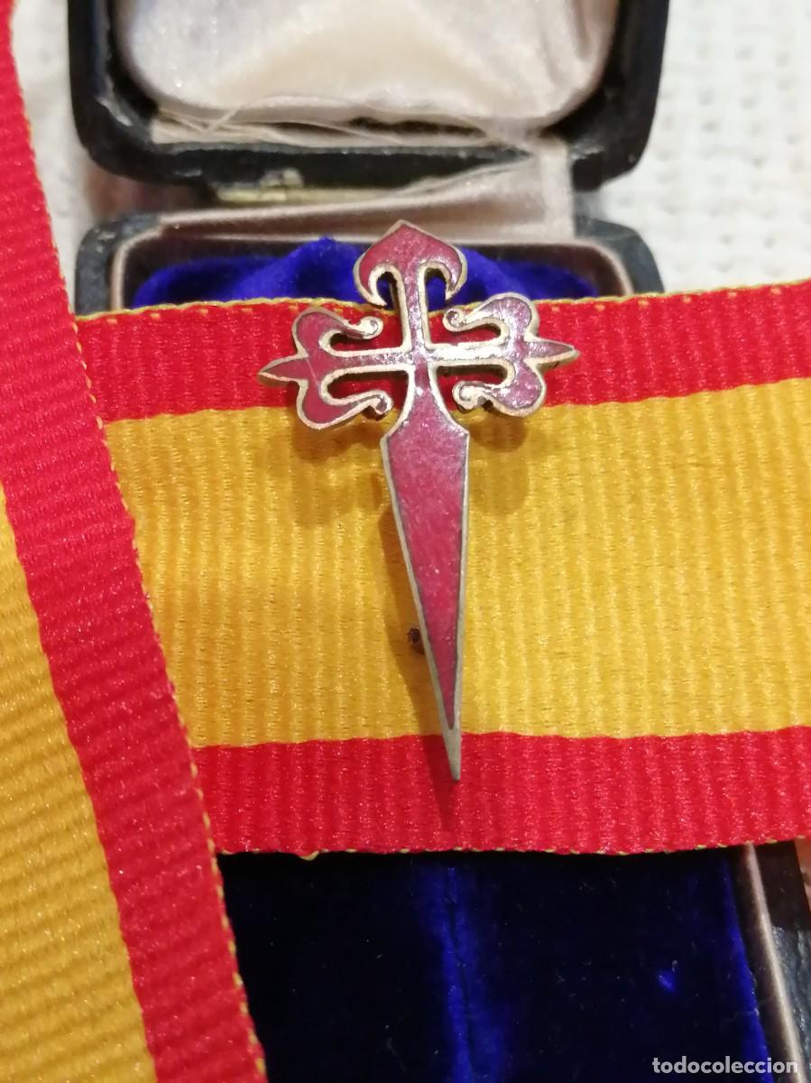 Militaria: CONDECORACI&Oacute;N ORDEN DE SANTIAGO ESMALTADO ORIGINAL DE &Eacute;POCA
