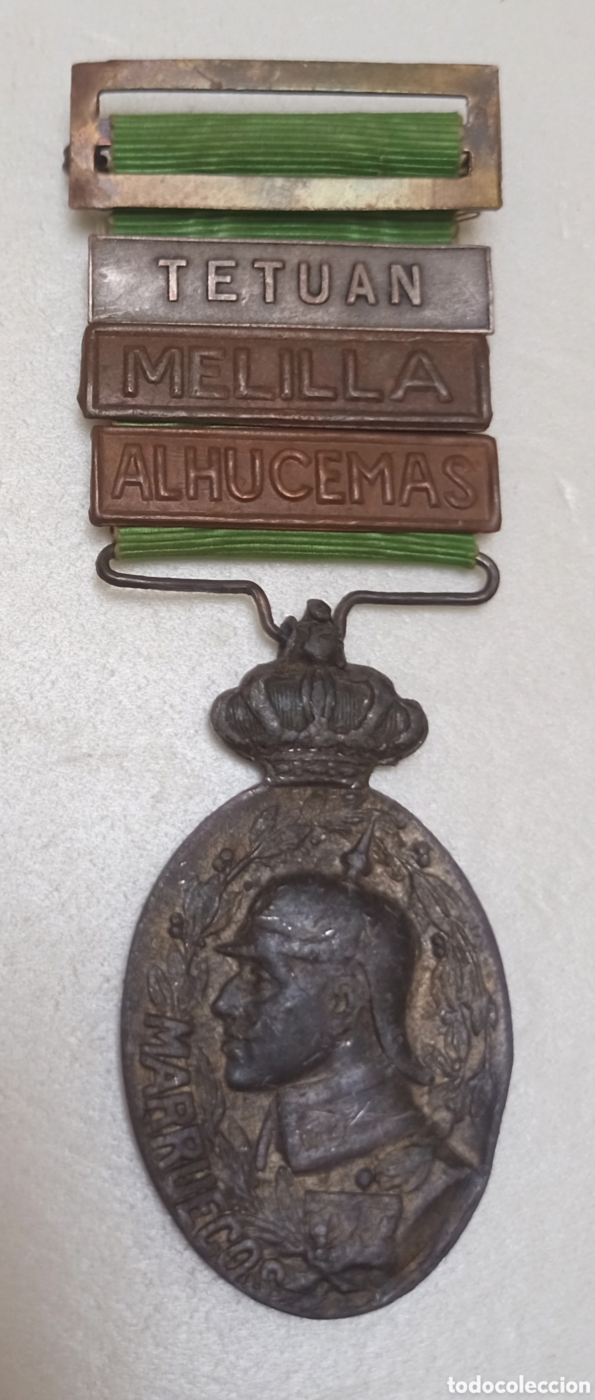 Militaria: MEDALLA MILITAR DE MARRUECOS - Desembarco de Alhucemas - Melilla - Tetuan
