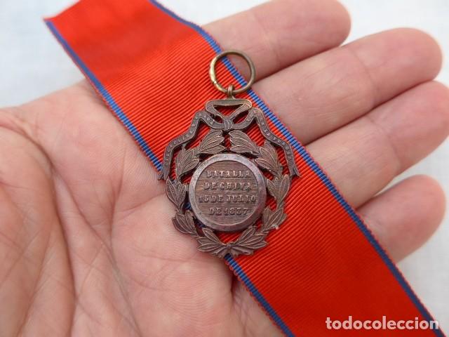 Militaria: ANTIGUA MEDALLA BATALLA DE CHIVA 1837 PRIMERA GUERRA CARLISTA ORIGINAL DE CASTELLS