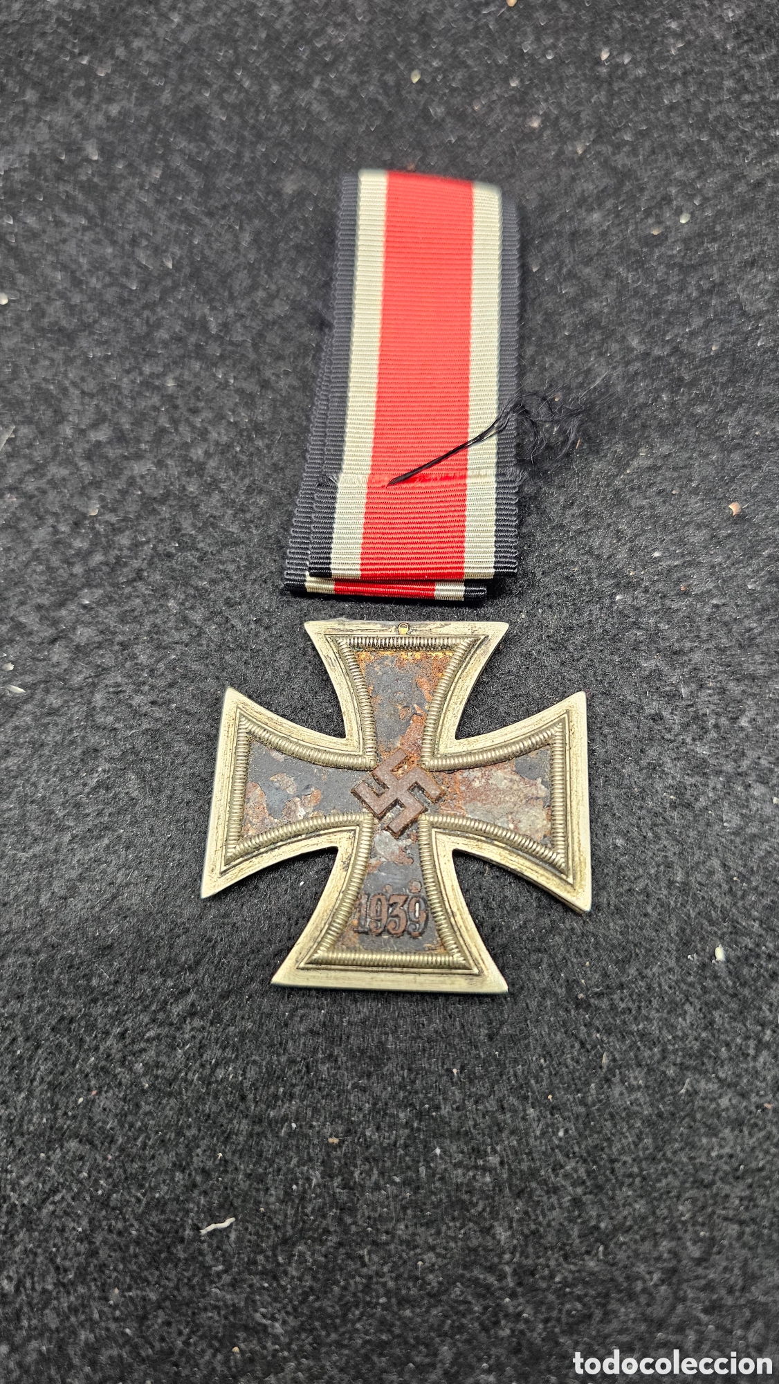 Militaria: Antigua medalla militar alemana de la segunda guerra mundial
